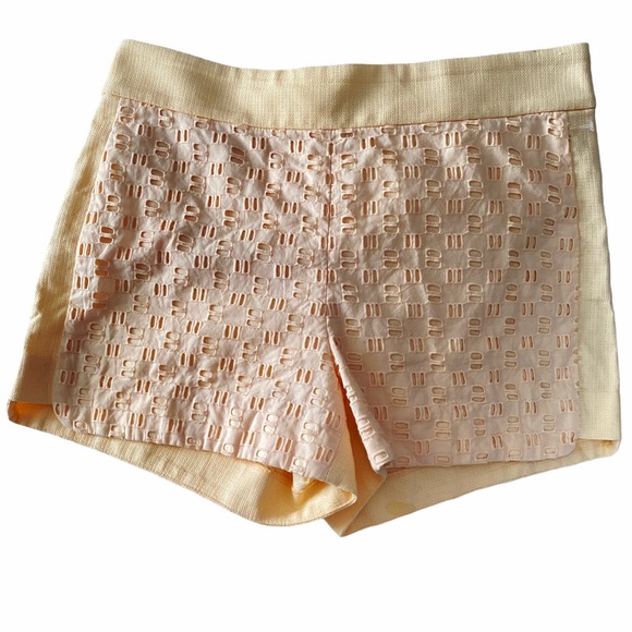 J.Crew eyelet and basket weave shorts size 6 - Picture 1 of 5